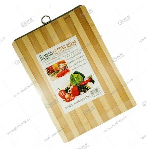 Доска разделочная  BAMBOO прямоугольная с кольцом 22x32