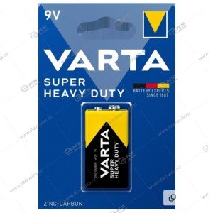 Элемент питания Varta 6F22 (крона) Super Heavy Duty