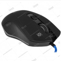 Мышь проводная игровая Defender Sleipnir GM-927+ковер, 6 кнопок, сенсор, 12800dpi, RGB черный