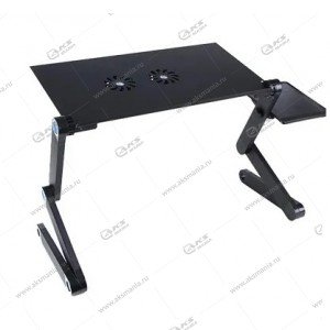Столик трансформер для ноутбука Multifunctional Laptop Table T8 (с охлаждением) 42x26x50 см