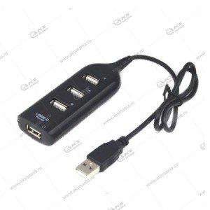 Hub 4-ports USB 2.0 JC511 черный