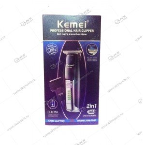 Машинка для стрижки волос 2в1 Kemei KM-2060