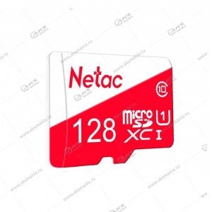 Карта памяти 128GB microSDXC class 10 UHS-I Netac P500 Eco без адаптера