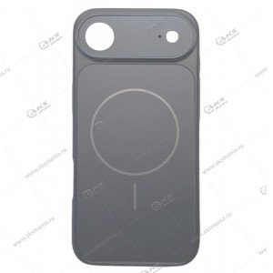 Накладка пластиковая с MagSafe для iPhone 17 AIR серебряный