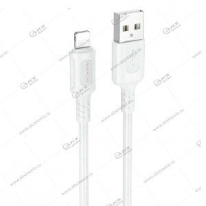 Кабель Borofone BX111 Feliz Lightning белый