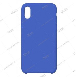 Silicone Case (Soft Touch) для iPhone XR ярко-синий