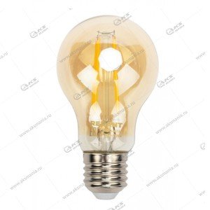 Лампа светодиодная Rexant филаментная Груша A60 11.5 Вт, E27 1380 лм 2400К золотистая колба