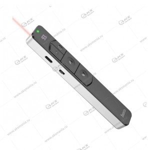 Лазерная указка Hoco Laser GM202 Smart PPT page turning pen серый