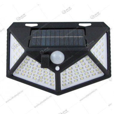Автономный уличный светодиодный светильник HG-100 LED с датчиком движения