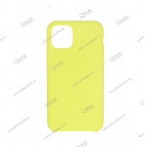 Silicone Case (Soft Touch) для iPhone 11 Pro Max лимонный
