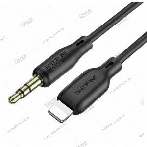 Кабель Borofone BL18 Lightning на Jack 3.5 1м черный