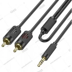 Кабель Hoco UPA28 AUX-2xRCA черный