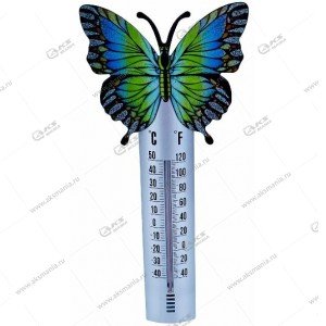Термометр оконный 35см "Бабочка"