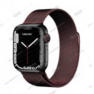 Ремешок Hoco WA03 миланская петля для Apple Watch (42/44/45/49mm) черная смородина