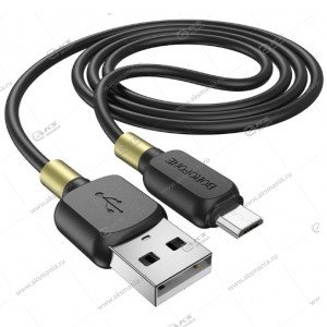 Кабель Borofone BX59 Defender charging data cable Micro USB черный