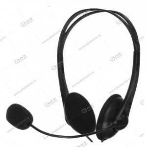 Наушники с микрофоном A4Tech HS-6 кабель 2м, черные