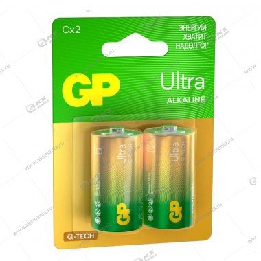 Элемент питания GP LR14/2BL Ultra G-TECH