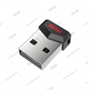 Флешка USB 2.0 16GB Netac UM81 Ultra черный металл