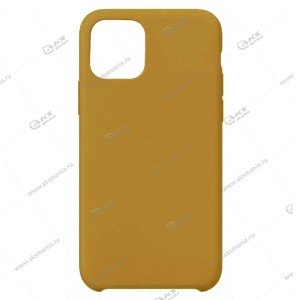Silicone Case для iPhone 12/12 Pro горчичный