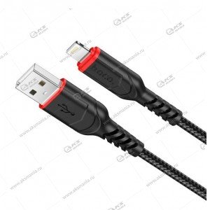Кабель Hoco X59 Victory charging data cable for lightning 2m черный
