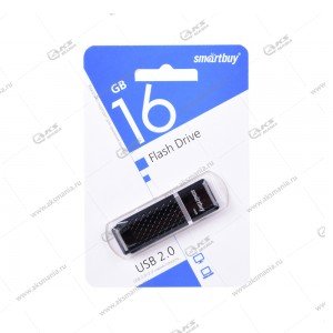 Флешка USB 2.0 16GB SmartBuy Quartz Black