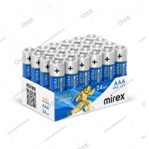 Элемент питания MIREX LR3/24SH ААА ULTRA ALKALINE