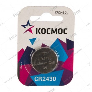Элемент питания КОСМОС CR2430/1BL