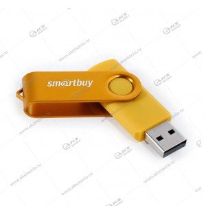 Флешка USB 2.0 64GB SmartBuy Twist Gold