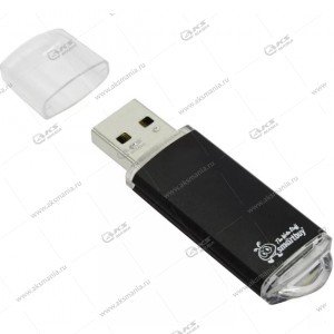Флешка USB 2.0 16GB SmartBuy V-Cut Black
