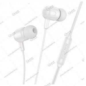 Наушники Borofone BM84 Berry universal earphones с микрофоном белый
