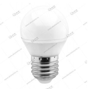 Лампа светодиодная Smartbuy G45-7W-220V-4000K-E27 (глоб, белый свет)