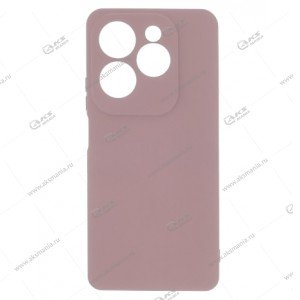 Cиликоновый чехол (Silicone Case) 360 для INFINIX Hot 40i пудра