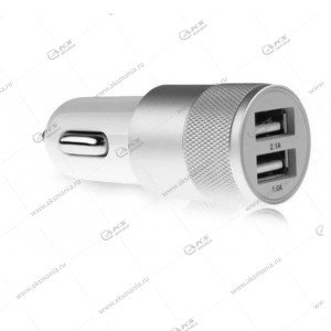 АЗУ NOKOKO KO-22 2USB серебро