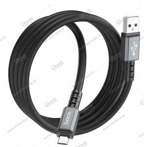 Кабель Hoco X85 charging data cable Micro USB черный