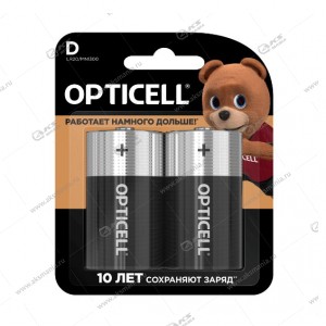 Элемент питания Opticell LR20/2BL BASIC