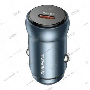 АЗУ Borofone BZ32 PD30Вт серый металл