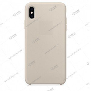 Silicone Case (Soft Touch) для iPhone XS Max светло-серый