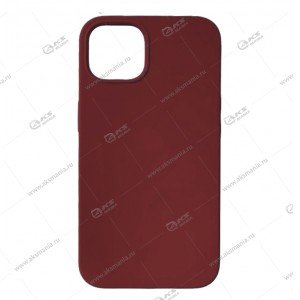Cиликоновый чехол (Silicone Case) 360 для iPhone 15 Pro Max шоколадный