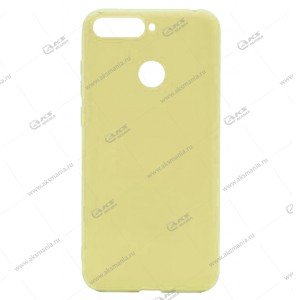 Silicone Cover для Huawei Honor Y6 Prime/ 7A Pro золото