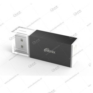 Картридер Ritmix CR-2042 USB 2.0 SD,micro SD,MS,M2 черный
