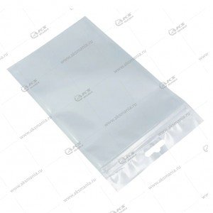 Пакетик с замком Zip-lock 13.5*21см золотой