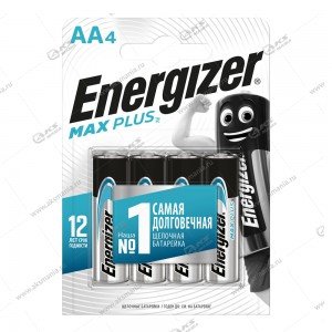 Элемент питания Energizer AA LR6 Max Plus/4BL