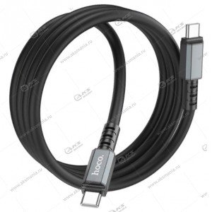 Кабель Hoco X85 charging data cable Type-C-Type-C 60W черный