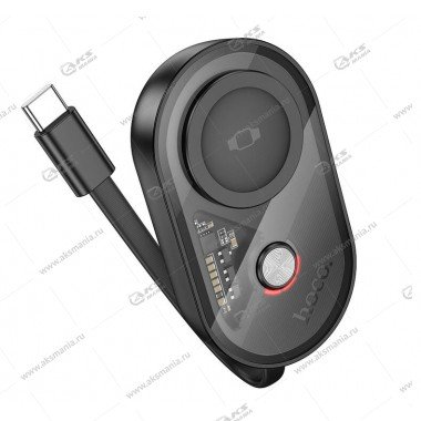 Power Bank HOCO J145 Whalewith wireless charger for iWatch(1200mAh) черный