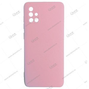 Silicone Cover 360 для Samsung A71 нежно-розовый