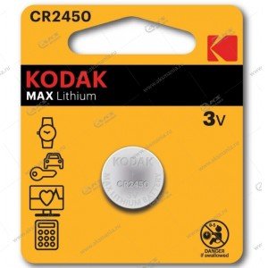 Элемент питания Kodak MAX CR2450/1BL