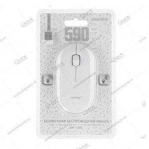 Мышь беспроводная Smartbuy SBM-590D-B бесшумная, 2,4G+Bluetooth1+bluetooth2 DPI1200