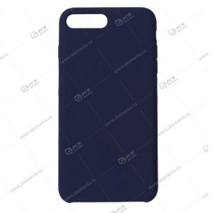 Silicone Case для iPhone 7/8 Plus темно-синий