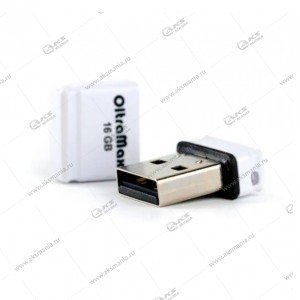 Флешка USB 2.0 16GB 50 OltraMax (маленькая) White