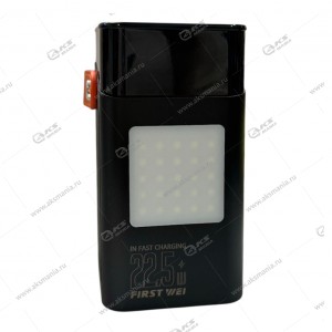 Power Bank FIRST WEI FW-P415  80000mA PD 22.5W черный